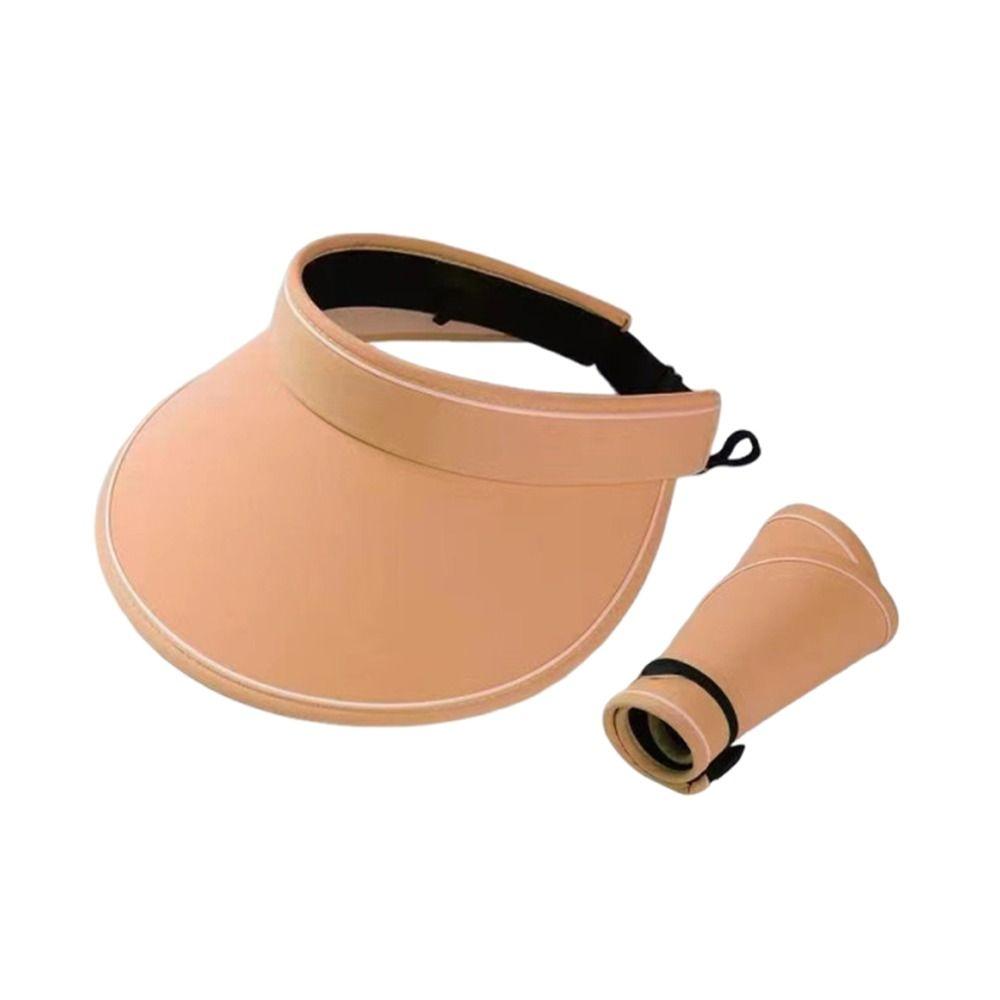 Empty Top Visors Cap Foldable Baseball Cap Fashion Beach Hat Men Women