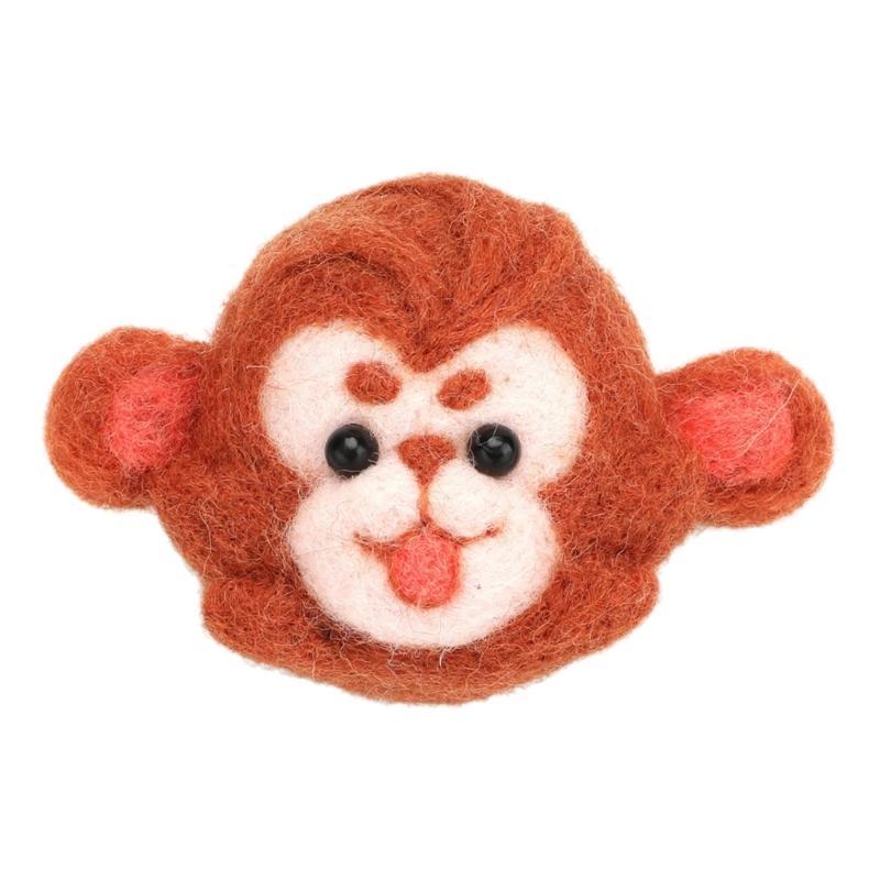 

Прекрасная брошь в виде животного, стартовые иглы для фелтинга, шерсть для фелтинга, инструмент для фелтинга для женщины