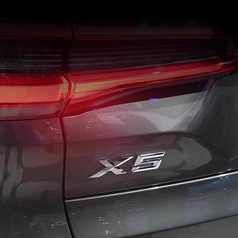 3D Car Letters Trunk Badge Sticker For BMW X1 E84 F48 X3 E83 G01 F25 X4 F26 G02 X5 E53 F15 E70 X6 E71 F16 Emblem Logo Lettering