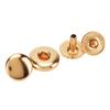200er Set Druckknöpfe Kit 8mm Starkes Kupfer Exquisiter Glanz Weit verbreitet Leder Druckknöpfe für Kleidung Taschen Leder