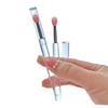 1 Pack Silicone Lip Brushes With Soft Tip Dustproof Cover For Daily Makeup Travel Lip Gloss Use