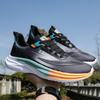 2025 Men's Summer Running Shoes - Trendy Thick Sole, Breathable Ice Silk Mesh Sneakers, Perfect for Travel