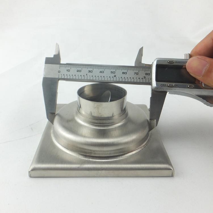 100mm Square Stainless Steel 304 Shower Floor Drain for Bathroom Drainage System Quality Drains