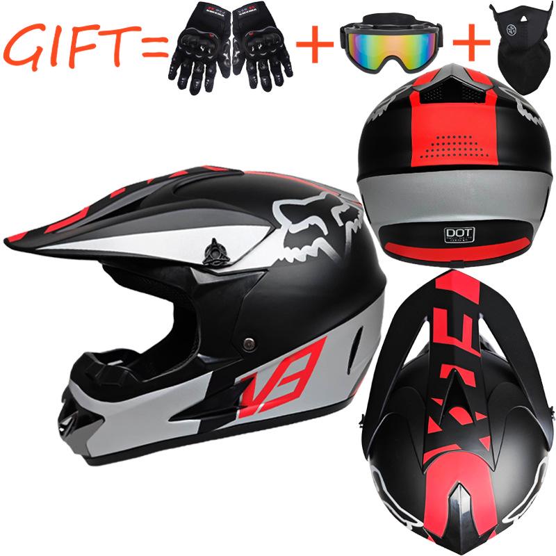 Unisex Four-Season Helmet Set: Off-Road Karting, Beach Car, Mountain Biking, Downhill
