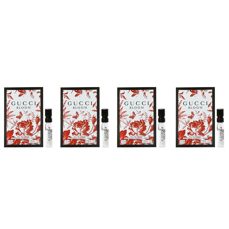 GUCCI Floral Delight/Dreamy/Passion Collection, Perfume Sample Set Four Piece Set, Eau De Parfum 1.5ml*4 Flower Joy Women s Eau de Parfum 1.5ml*4