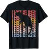 I Love My Rats Groovy Rat Pet Owner T-Shirt
