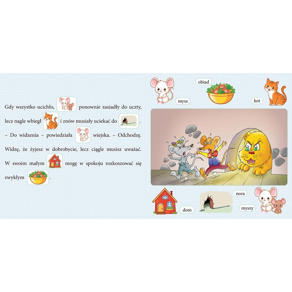 Fairy Tales with Pictures City and Country Mouse Dog and Wolf Fairy Tales for Children