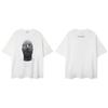 GLYDE Rundhals Herren Maske Bedrucktes Modisches Sommer Kurzarm T-Shirt Mit Persönlichkeit Und Spaß Street Trend T-Shirt