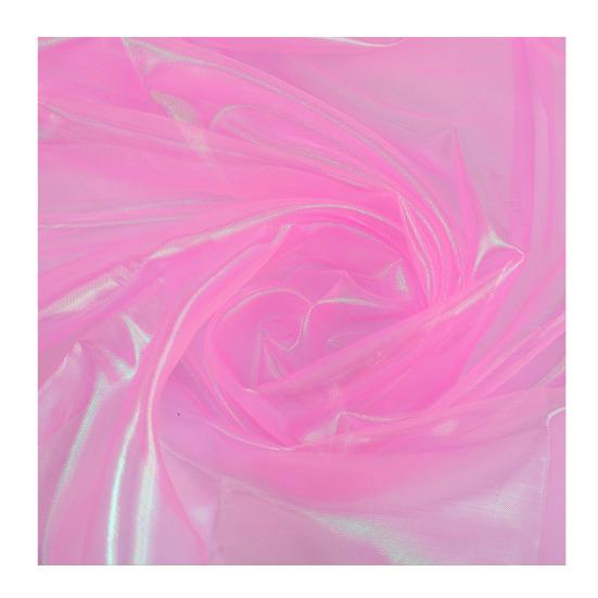 Organza Fabric for Wedding Decorations Party Wear, 2 Yards Long 59-Inch Wide, Rainbow Holographic Gauze for DIY Photography Backdrops, Personalized 150CM