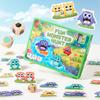 Monster Wood Fun Hunt Desktop Interactive Game Color Match Children Puzzle Toy