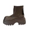Thick-soled Explosive Cigarette Boots Women's 2025 Autumn and Winter New Thin Soft-soled Not Tired Feet Fashionable Versatile Rear Zipper Short Boots