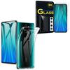 Case and Screen Protector - Xiaomi - Redmi Note 8 Pro - Silicone Gel - UltraSlim - Transparent