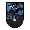 7Styles Hip Hop Gun Roses Theme Enamel Brooches Skull Cross Guitar Tape Shaped Music Pins