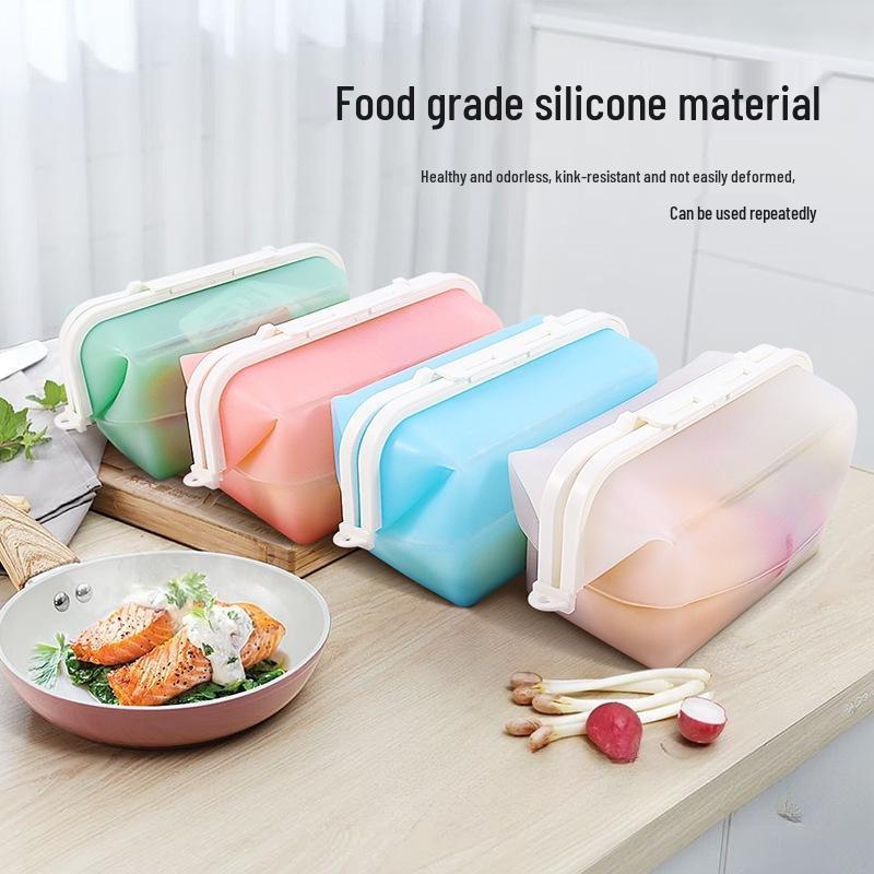 Sheng Bang Rong Silicone Collapsible Fresh-Keeping Lunch Box: Portable, Food-Grade Container for Snacks, Fresh Fruit, and More