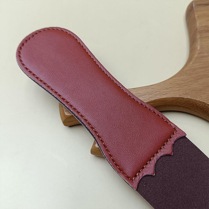 Strop din piele naturală pentru ascuțit, Barber brici drept pentru ras, Ascuțitor, Cuțit pliabil, Cuțite, Lustruire, Curea de ascuțit