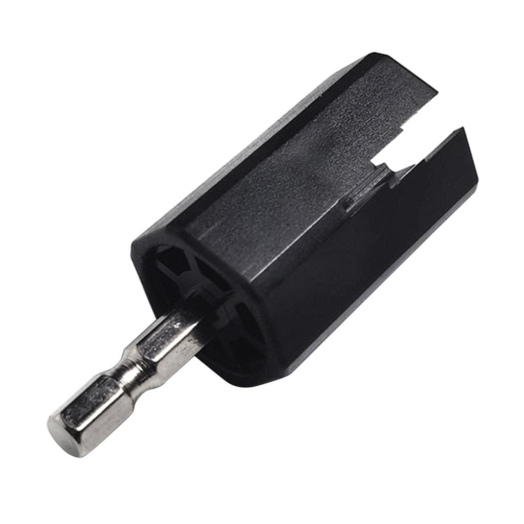 Hexagonal Guitar String Winder Head DIY Maintenance Tool Accessories Winder Drill Plug String Peg Puller for Guitar Bass