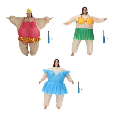 Aufblasbares Ballettkostüm, aufblasbares Tanzkostüm aus wasserdichtem Polyester für 150-190 cm große Erwachsene