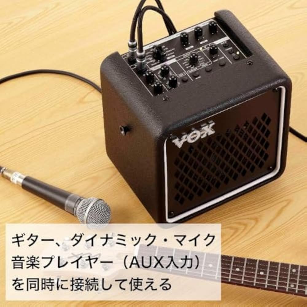 Vox Electric Guitar 3W Modeling Amplifier MINI GO 3 Home Practice Portable Microphone Input Headp...