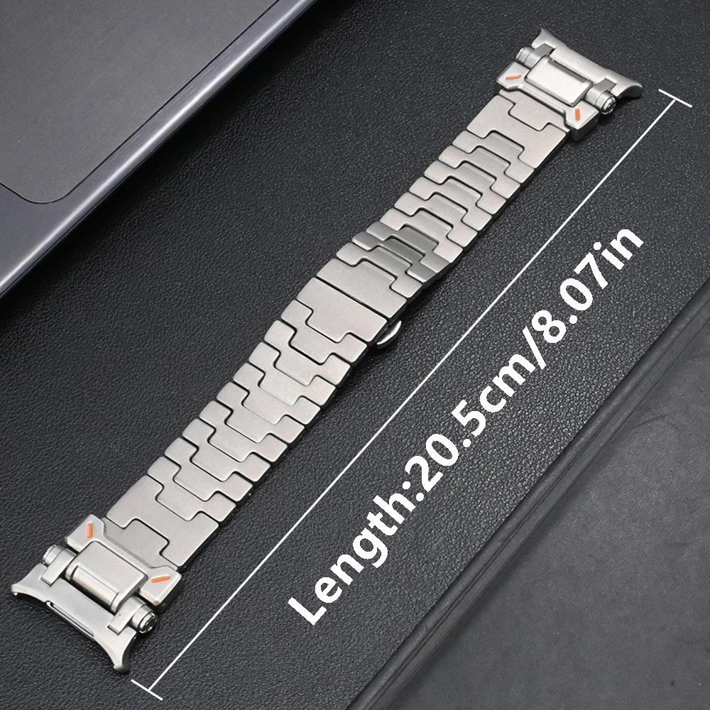 No Gaps Titanium Band for Samsung Galaxy Watch 7 Ultra 47mm Metal Connector Bracelet for samsung galaxy 47MM ULTRA Luxury Strap