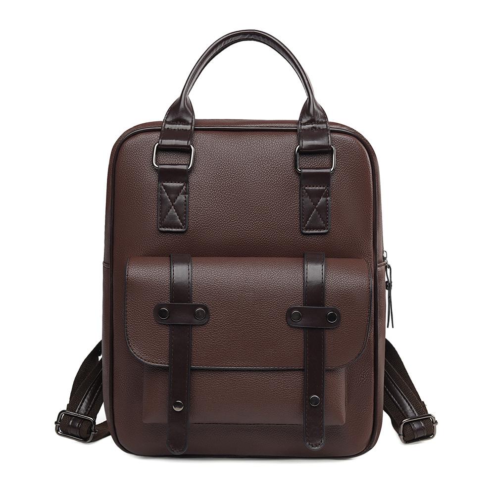 Retro Damenhandtasche, modisch und lässig, Rucksack mit großem Fassungsvermögen, einfacher Pendlerrucksack