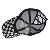 Checkered Mesh Baseball Cap for Men Women, Retro Plaid Trucker Hat with Breathable Net