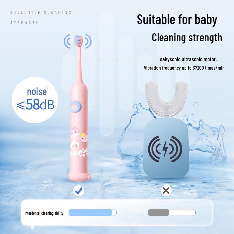 Saky+ F2 Sanrio Cinnamoroll Smart Sonic Kids Electric Toothbrush