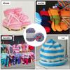 Crochet Yarn Multi-Colored Sweater Scarf Gloves Baby Garment Bundle Accessories DIY Gifts Comfortable Skeins Set Threads 4-Ply