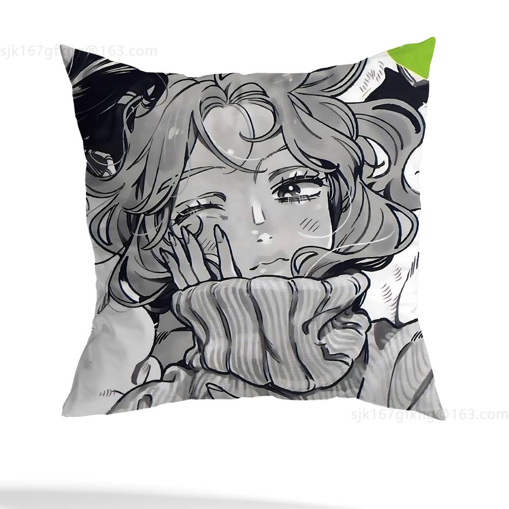 The Guy She Was Interested Pillow Case Anti-dustmite Pillowcase Invisible Zipper Silky Short Plush Sofa Cushion Cover