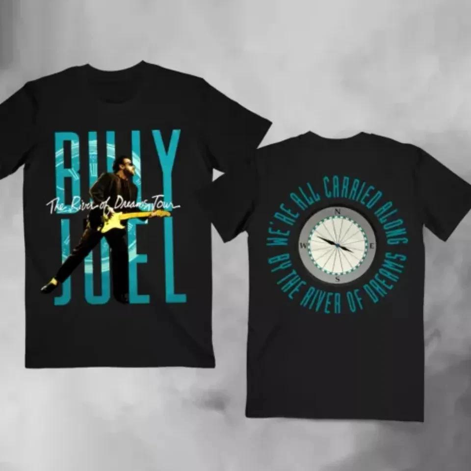 

Vintage 1993 Billy Joel Tour T-Shirt The River of Dreams Album, Double Sided Sho 2XL