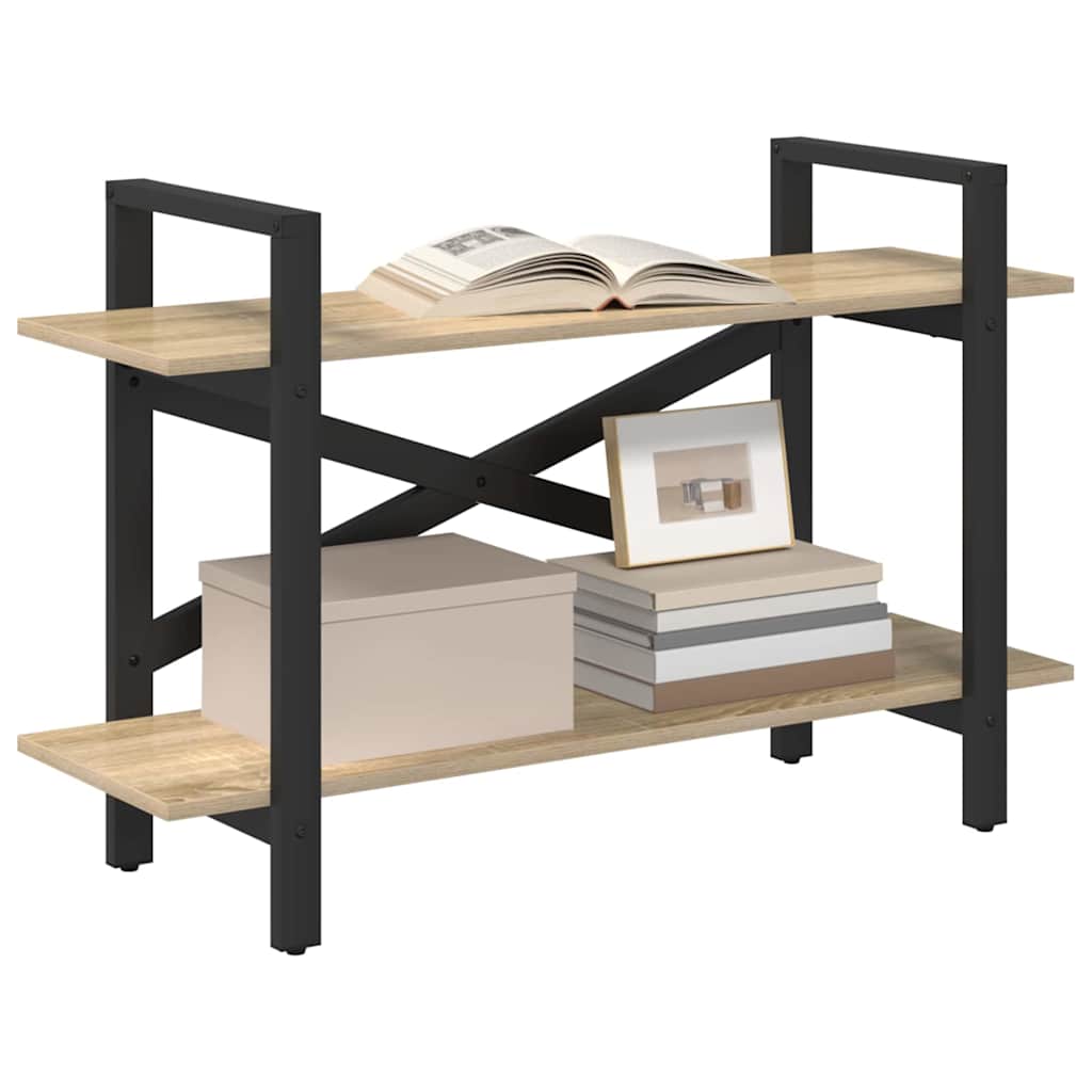 Bookshelf Sonoma Oak 100 x 33.5 x 64 cm Particleboard