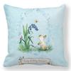 Easter Decorative Pillowcase Cartoon Egg Rabbit Flower Print Cushion Cover Bedroom Room Home Decor 45X45 Cm