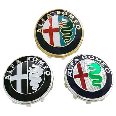 4pcs 58mm Car Wheel Rims Hub Center Caps for Logo Giulietta Mto Giulia GT 159 147 156 166 Stelvio Brera Aceessories