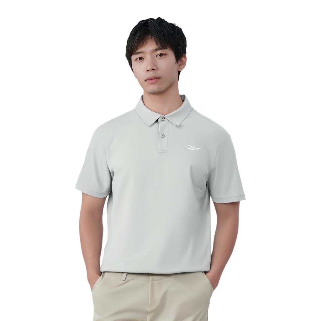 Reebok Logo Printed Pullover Fashion Sports Casual Comfortable Versatile Breathable Short Sleeve Polo Shirt Men Polo Shirts 23RMS417MGG0