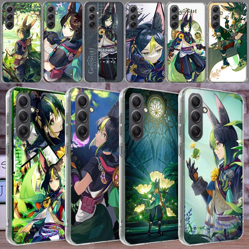 Genshin Impact Tighnari Phone Case for Samsung A16 A26 A36 A56 A17 A37 A57 A07 A06 A02S A03 A04S A05S Galaxy Note 20 10 A50S A71