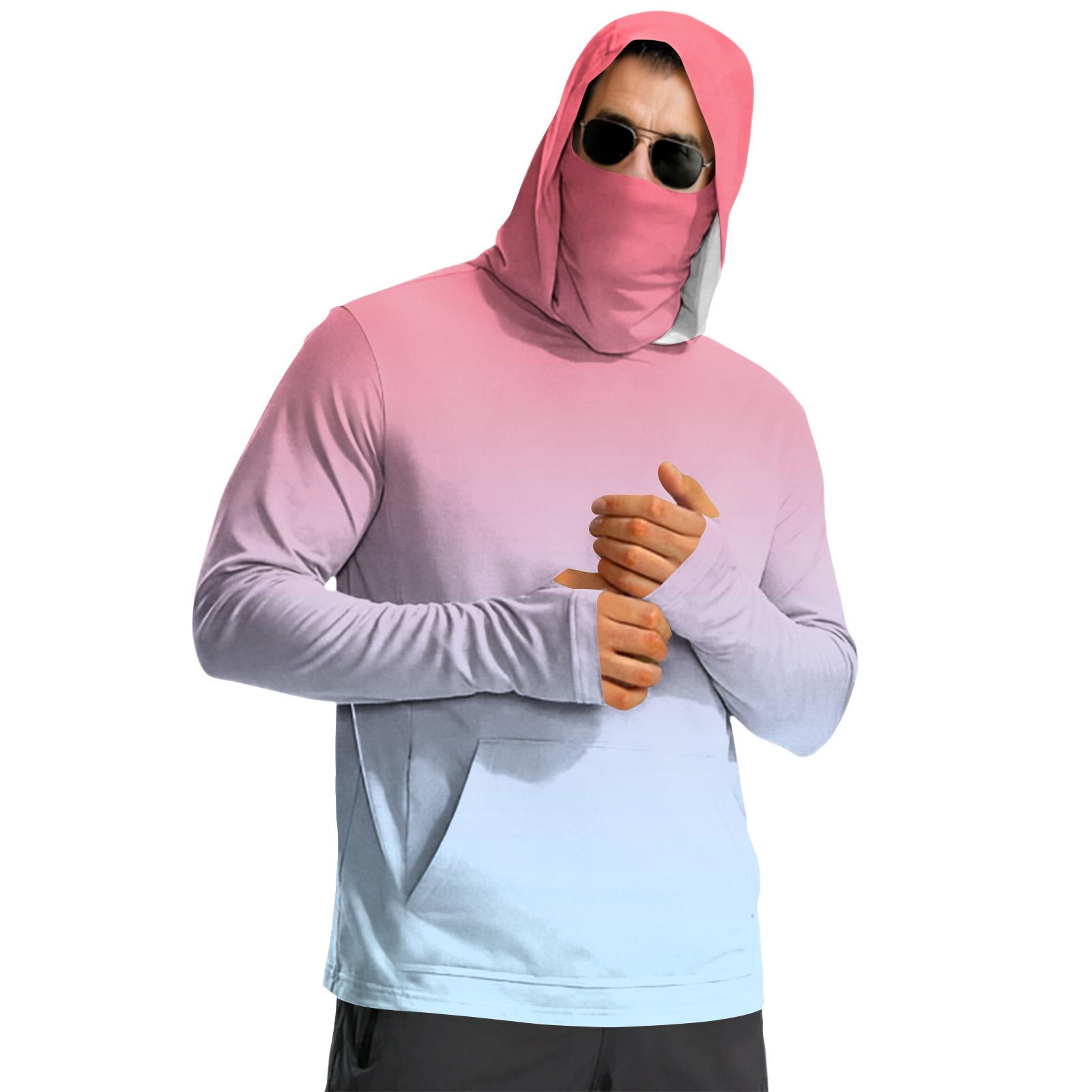 

Men s gradient print sun- clothing XL кавун червоний колір