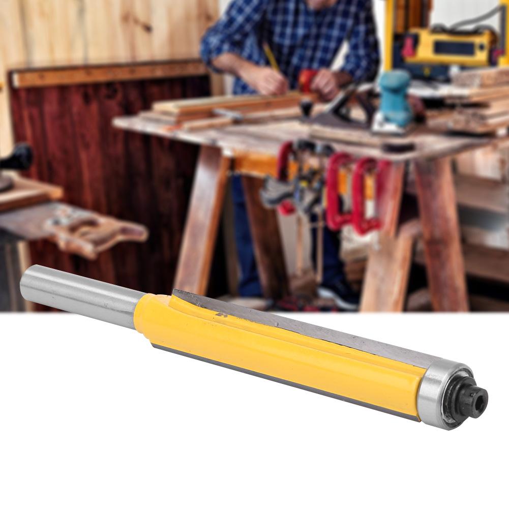 8mm Schaft Oberfräser Holzbearbeitung Fräser Mit Lager Bündigfräser zum Bündigfräsen(8*12.7*50.8mm )