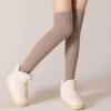 Bunte Mikrofaser Kniehohe Lange Schlafsocken für Damen