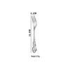 Royal Court Nordic Light Luxury Stainless Steel Cutlery Set - Silver Hollowed-out Knife, Fork & Spoon