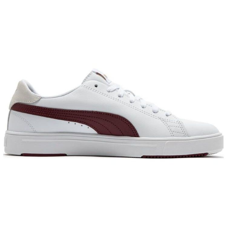 Puma Serve Pro Lite Zapatillas Deportivas Ligeras de Caña Baja Unisex Blanco Marrón 374902-30