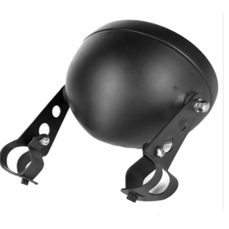 

Черная 6,5-дюймовая светодиодная мотоциклетная ретро-фара, лампа дальнего/ближнего света, круглая фара для Harley Sportster Cafe Racer Bobber Honda Yamaha