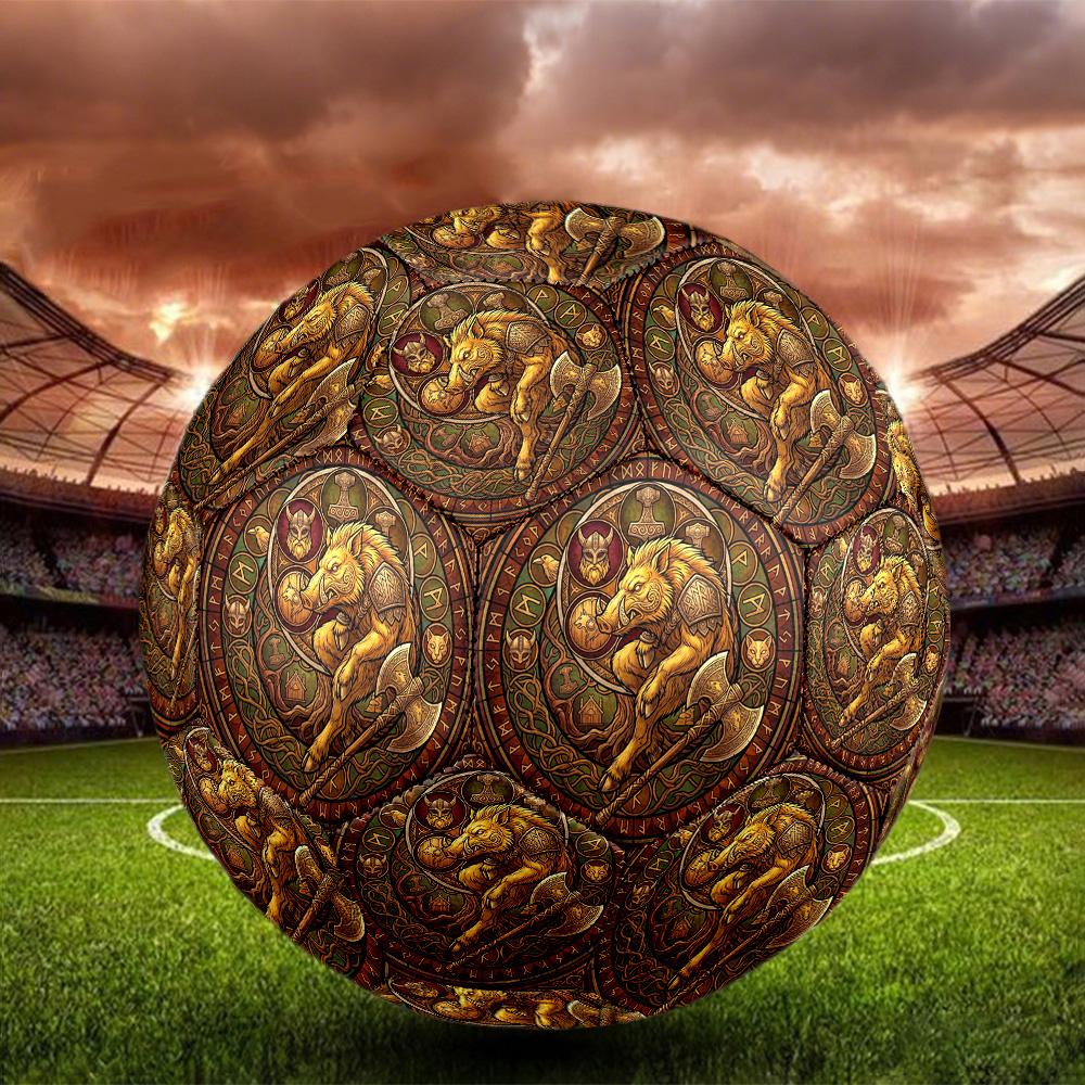 Boar Mythology Round Football Size 5 Adult Ball Suitable for Training Matches and Outdoor Team.