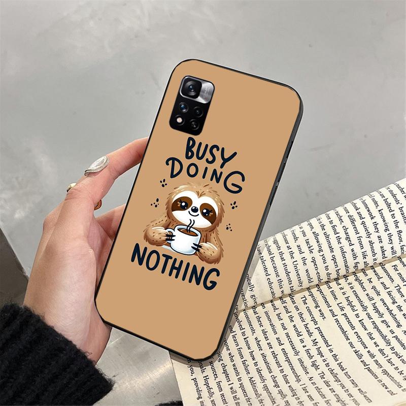 Phone Case For Xiaomi Poco C71 15T 14T Pro Redmi note 15 14 14 13 Pro Redmi A5 15C 13C Sloth