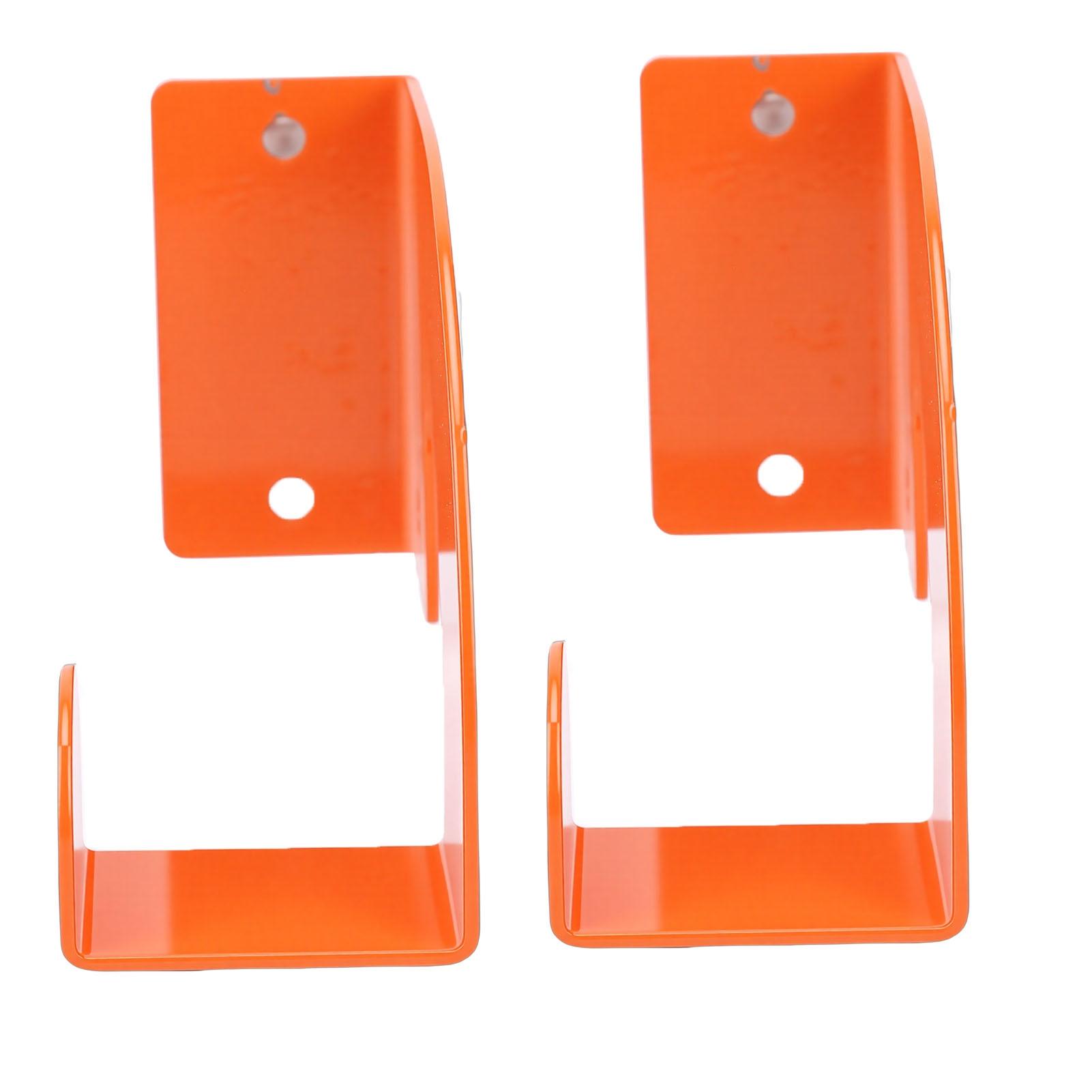 

2 Sets Chainsaw Holder Space Saving Heavy Duty Powder Coated Metal Wall Mounted Chainsaw Hanger for Power Tools