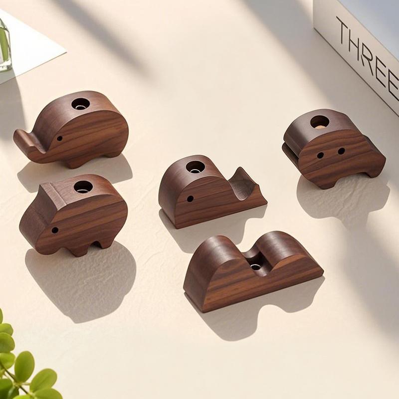 Eco-Friendly Wooden Aromatherapy Diffuser Fragrance Diffused Lion/Elephant Shape Wooden Diffuser Refreshing Air Long-Lasting