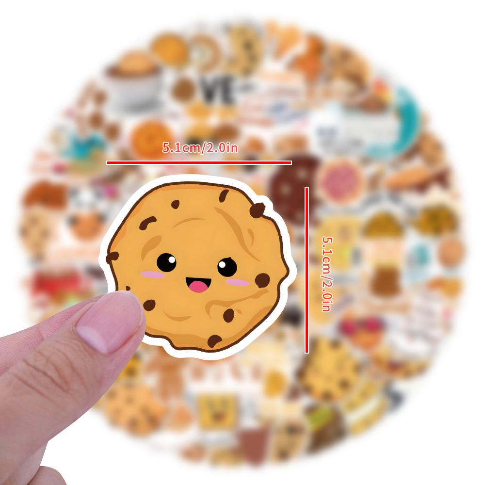 120 Pictures Ins New Small Cookies Cookies Aesthetic Stickers Decorate Water Cup Mobile Phone Stickers
