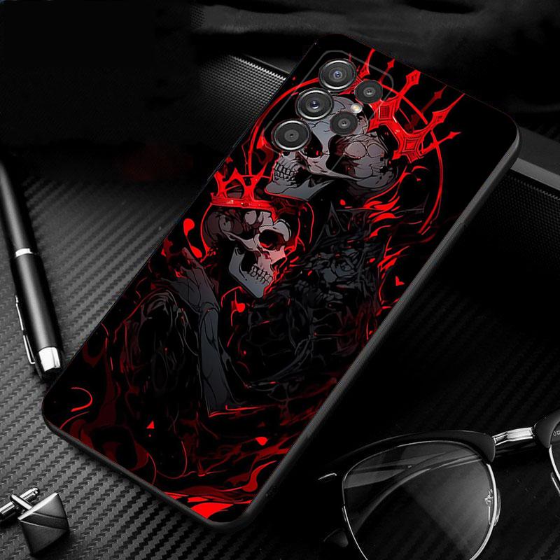 

Phone Case For Samsung Galaxy S25 S24 S23 S22 S21 Ultra S24 S23 S22 S21 S25 Plus S24 S25 FE Skeleton Art S21 Plus