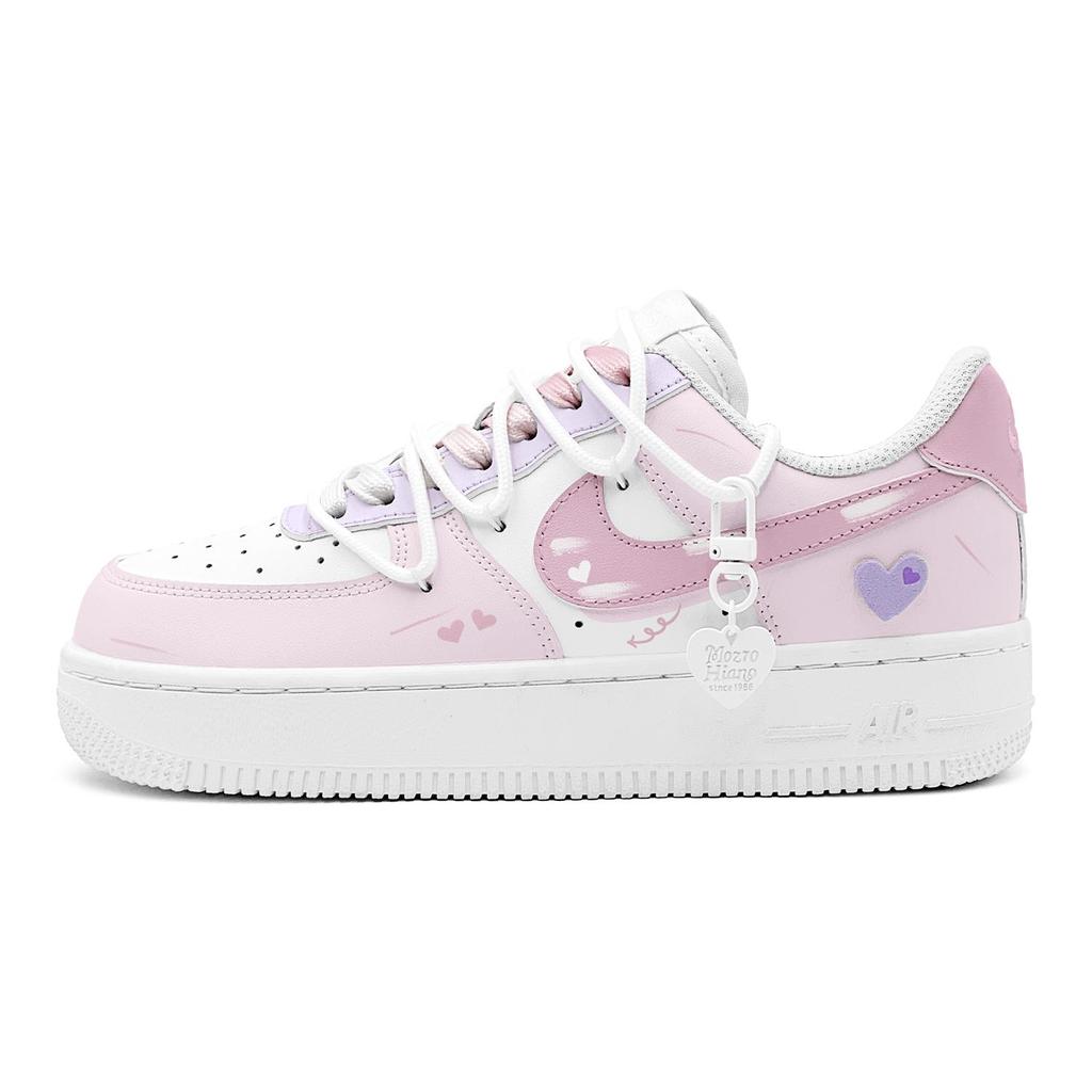 Nike Air Force 1 Skateboard Shoes Women's Low Top Green DH2920-111(TeamS2-S-BOX)