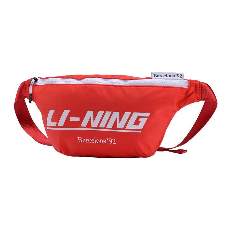 Спортивная модная серия Li Ning Zhenrong 92 Полиэстер Поясная сумка Унисекс сумки Красный ABLP042-3 Red 12330₽
