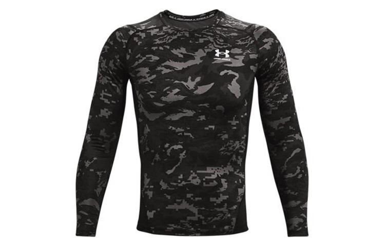 Under Armour HeatGear Fitness Clothing Men s Black Moderate 1361525-001 L