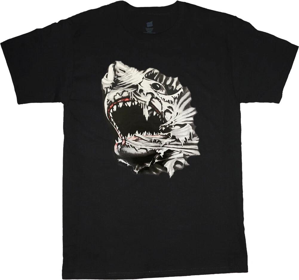 Big and Tall T-shirt Mens Graphic Tees Funny Shark Attack Shirt King Size XL